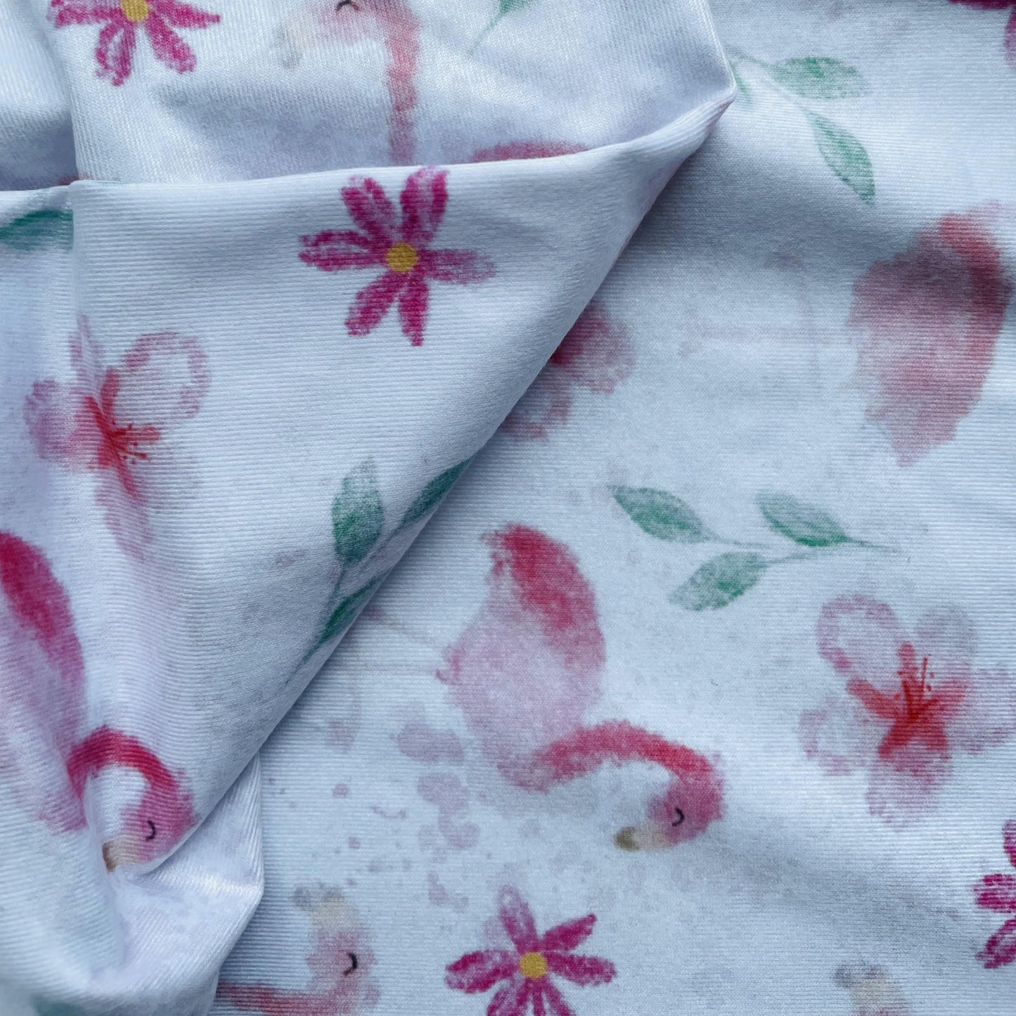 Pink Flamingo DBP Fabric